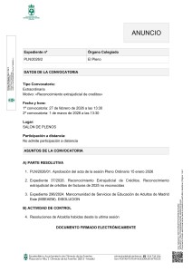 PLENO EXTRAORDINARIO