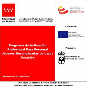 Contratación de dos técnicos a través del Programa de activación juvenil