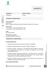 PLENO EXTRAORDINARIO