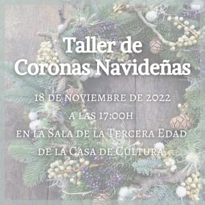 TALLER DE CORONAS NAVIDEÑAS