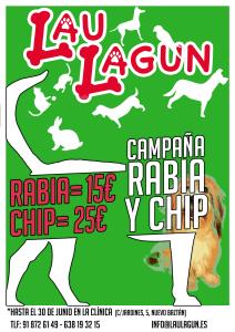 CAMPAÑA VACUNACION RABIA Y CHIP DE IDENTIFICACION ANIMALES