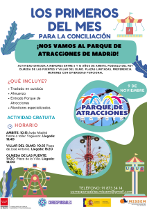 LOS PRIMEROS DEL MES, para la conciliación (6-16 años)