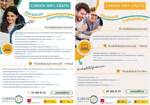 CURSOS GRATUITOS PARA DESEMPLEADOS/AS O TRABAJADORES/AS