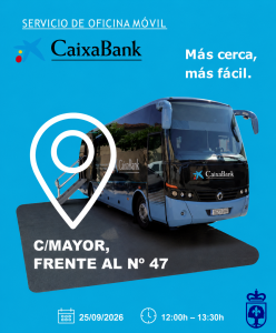 CAIXABANK, OFICINA MÓVIL DE ATENCIÓN AL PÚBLICO