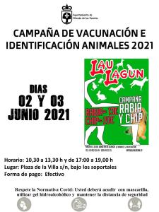 CAMAPAÑA DE VACUNACIÓN / IDENTIFICACIÓN ANIMALES DE COMPAÑÍA 2021