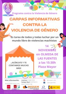 CARPA INFORMATIVA CONTRA LA VIOLENCIA DE GÉNERO 