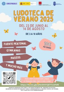 LUDOTECA DE VERANO 2025 - DEL 23 DE JUNIO AL 14 DE AGOSTO