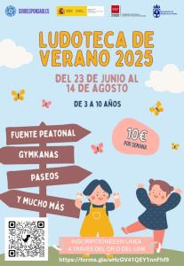 LUDOTECA DE VERANO 2025 - DEL 23 DE JUNIO AL 14 DE AGOSTO