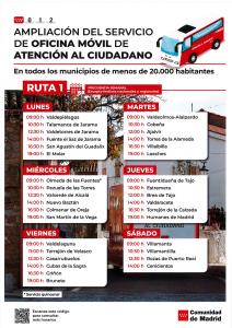 COMUNIDAD DE MADRID - OFICINA MÓVIL DE ATENCIÓN AL CIUDADANO