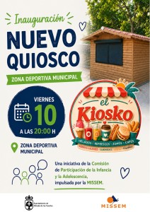 Inauguración el nuevo quiosco de la Zona Deportiva Municipal