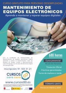 CURSO MANTENIMIENTO EQUIPOS ELECTRONICOS