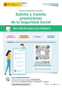 NUEVOS TRAMITES DE LA  SEGURIDAD SOCIAL ON-LINE SIN CERTIFICADO ELECTRÓNICO