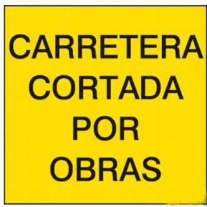 CARRETERAS CORTADAS LUNES Y MARTES
