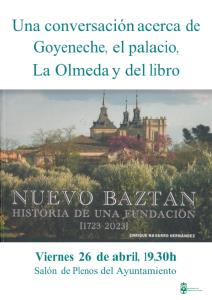 PRESENTACIÓN DEL LIBRO DE ENRIQUE NAVARRO "NUEVO BAZTÁN HISTORIA DE UNA FINDACIÓN (1723-2023)"
