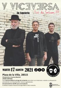 CONCIERTO DE VICEVERSA "LOS DE SABINA", MARTES 17 AGOSTO 2021