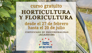 CURSO GRATUITO HORTICULTURA Y FLORICULTURA 