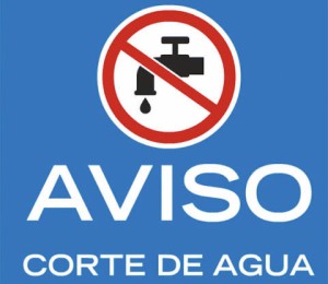 AVISO IMPORTANTE – CORTE DEL SUMINISTRO DE AGUA