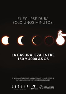 El eclipse dura unos minutos. La basuraleza, mucho más.