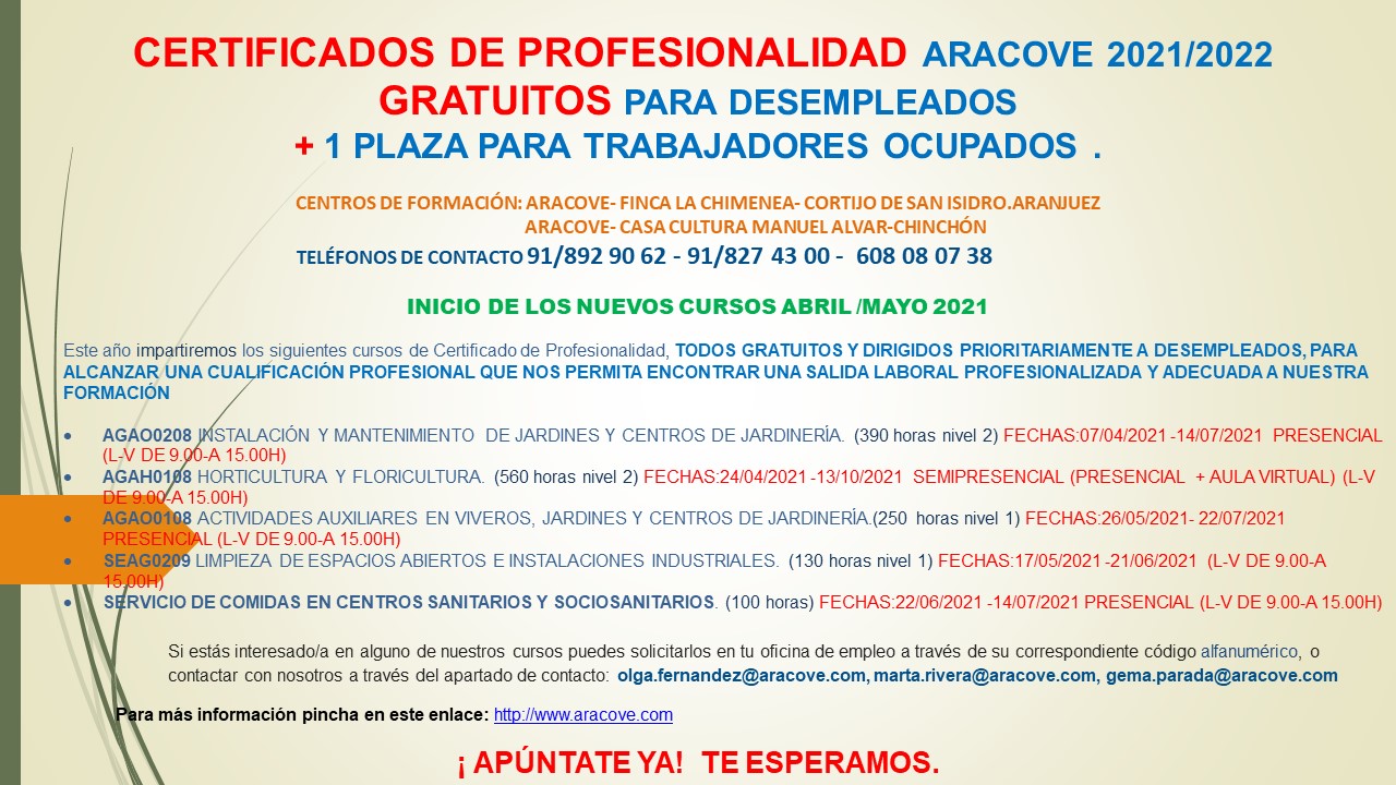 Cursos-aracove